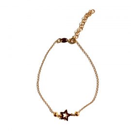 braccialetto stella colore oro