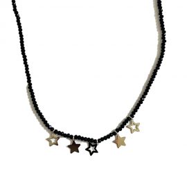 collana black cristalli
