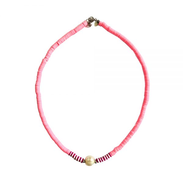 collana rosa perla