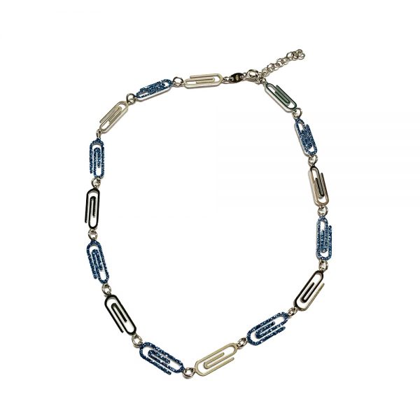 Collana Alpha chocker glitter