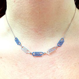 Collana alpha glitter