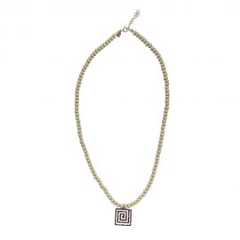 Collana perline spirale