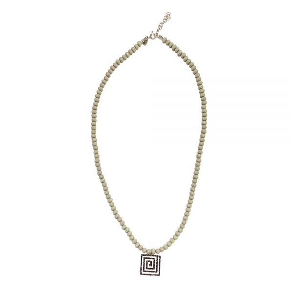 Collana perline spirale