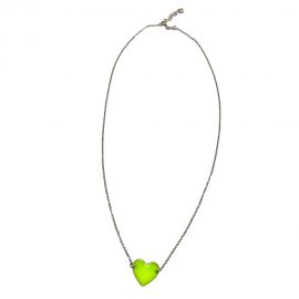 collana BV cuore verde