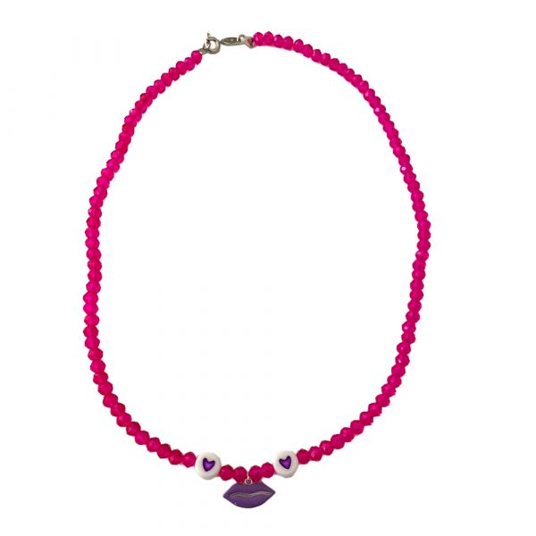 Collana NC fucsia