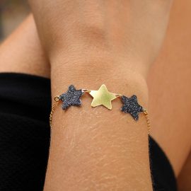 braccialetto summer21 stelle black