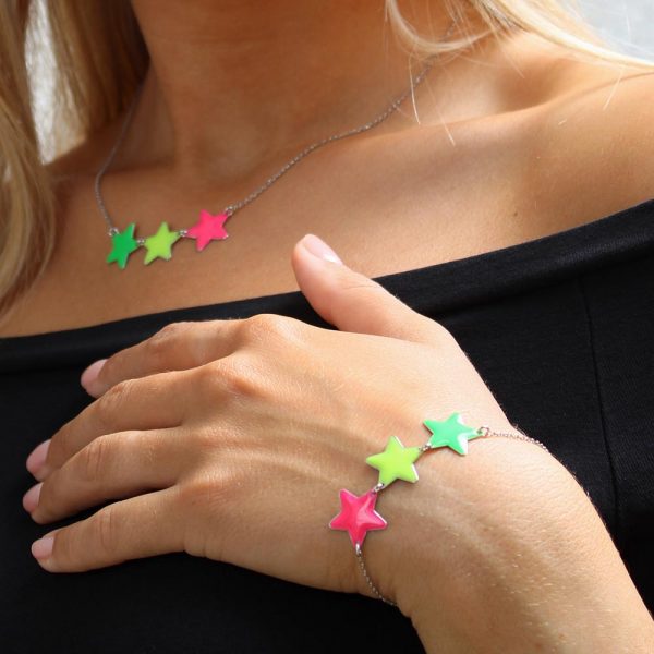 braccialetto color21 stelle color ind