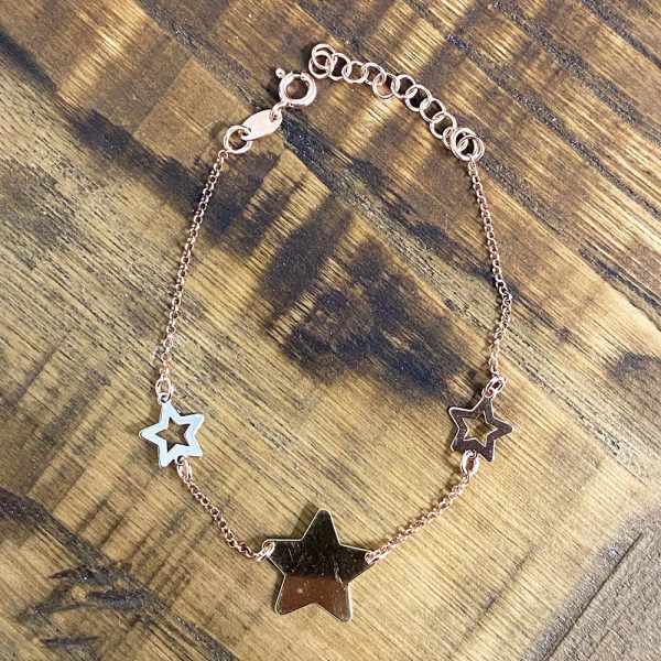 bracciale tre stelle