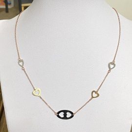 collana double heart ind