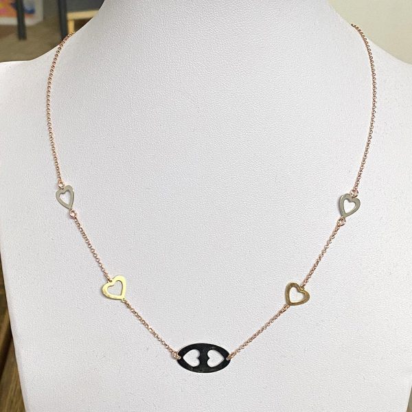 collana double heart ind