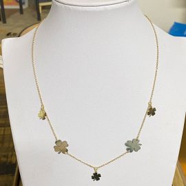 collana tre quadrifogli